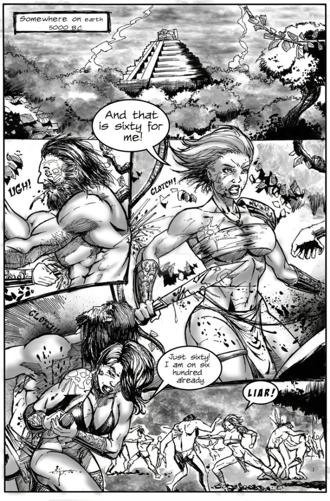 Lady Warriors Issue 1 pg1