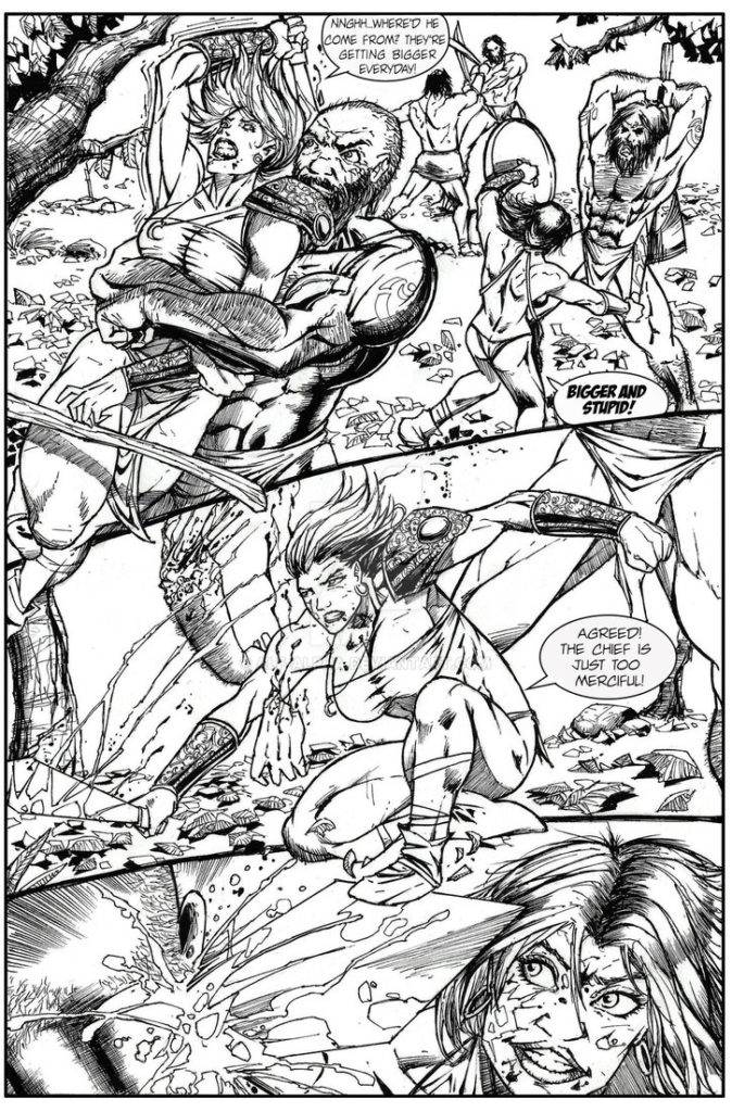 Lady Warriors pg 3 by Pramit